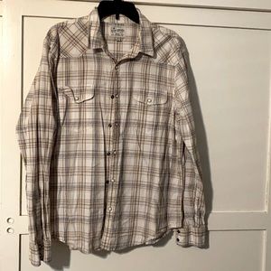 Lucky Brand XL Plaid long sleeve